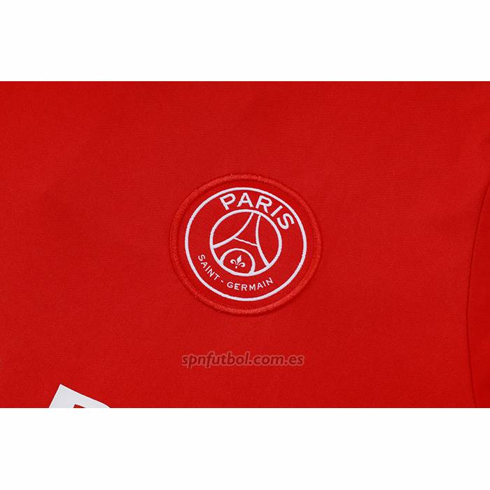 Chandal del Paris Saint-Germain Jordan Manga Corta 2024-2025 Rojo - Pantalon Corto